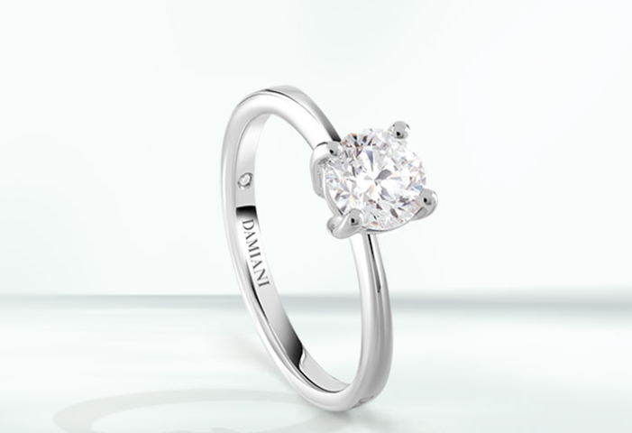 DAMIANI ダミアーニ 2連リング 750 筋違い ダイヤ ジュウル（神楽坂宝石） 